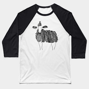 Suspicious sardinian black sheep Baseball T-Shirt